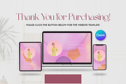 Modern Pink Canva Website Template, a Landing Page Template by ByKopi (Thumbnail 6 of 7)
