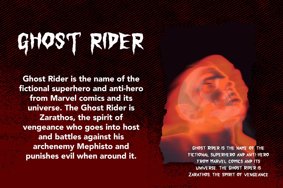 Monster Scream - Gothic Display Font, a Handwritten Font by Arendxstudio (Photo 8 of 9)