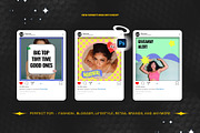 Pop-Vsual Instagram Template | PSD, a Social Media Template by Azruca (Thumbnail 5 of 6)