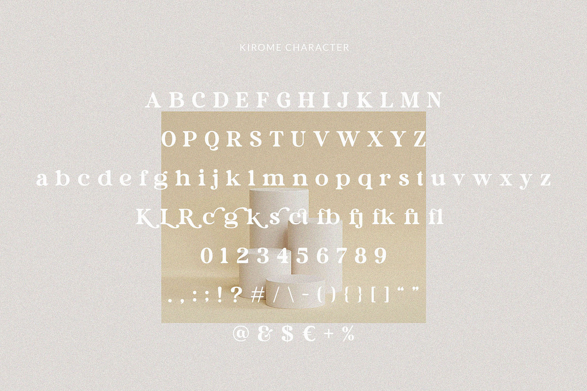 Kirome – Modern & Beauty Serif, a Serif Font by BrandSemut (Photo 12 of 12)