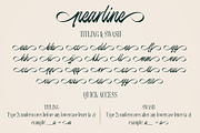 Pearline | Font Duo, a Script Font by Lemonthe (Thumbnail 10 of 11)
