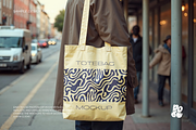 Totebag Street Mockup Set - Vol 5, a Product Mockup by DOBE Studio (Thumbnail 4 of 4)