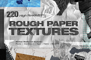 220 Rough Paper Textures