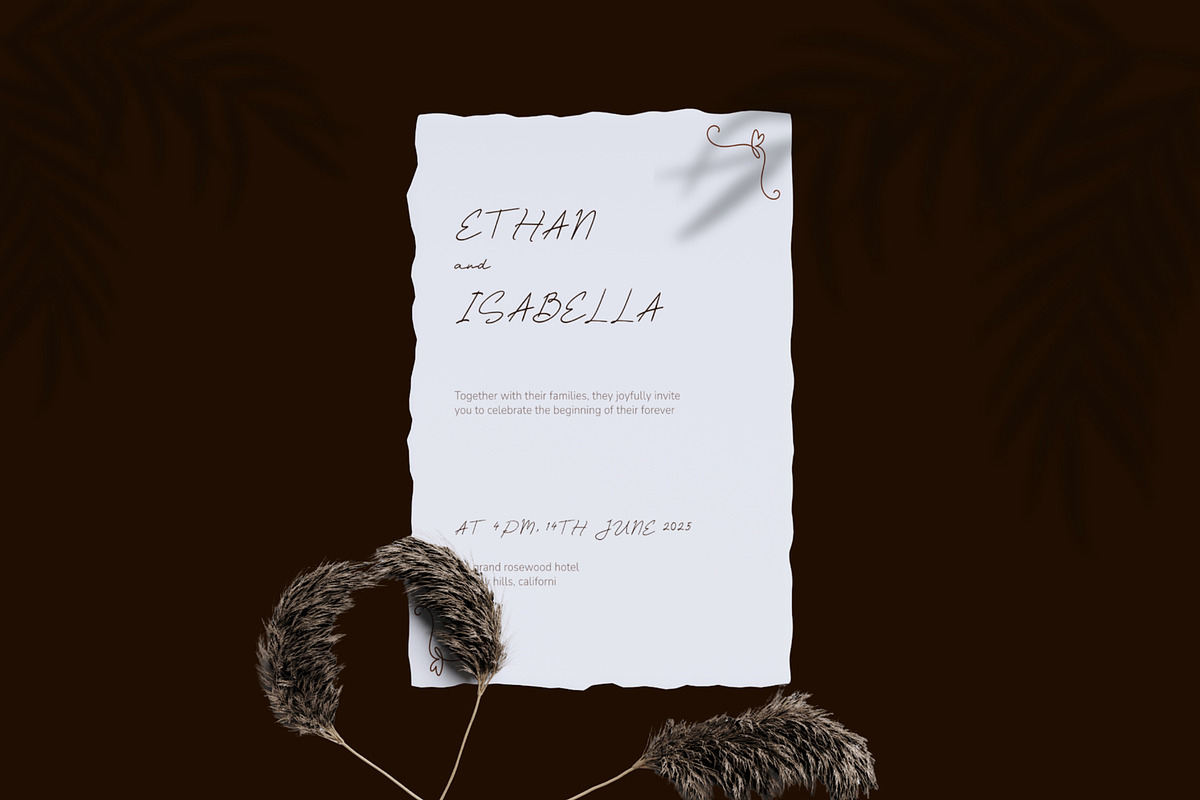 Elegance Wedding – Veilglos Font, a Handwritten Font by Stylin Studio (Photo 6 of 9)