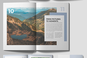 Photo Book Portfolio Layout