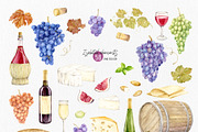 Craft WINE. Watercolor set, an Illustration by Tata Pilip (Thumbnail 4 of 16)