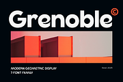 Grenoble, a Sans Serif Font by Umitype (Thumbnail 2 of 11)