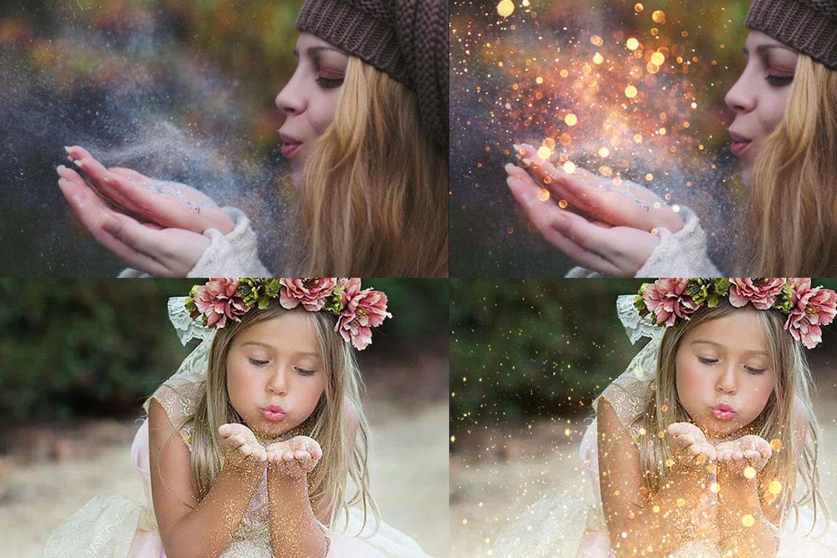 45 Blowing Glitter Overlays, a Layer Style Add-On by VligCreativeStudio (Photo 3 of 4)