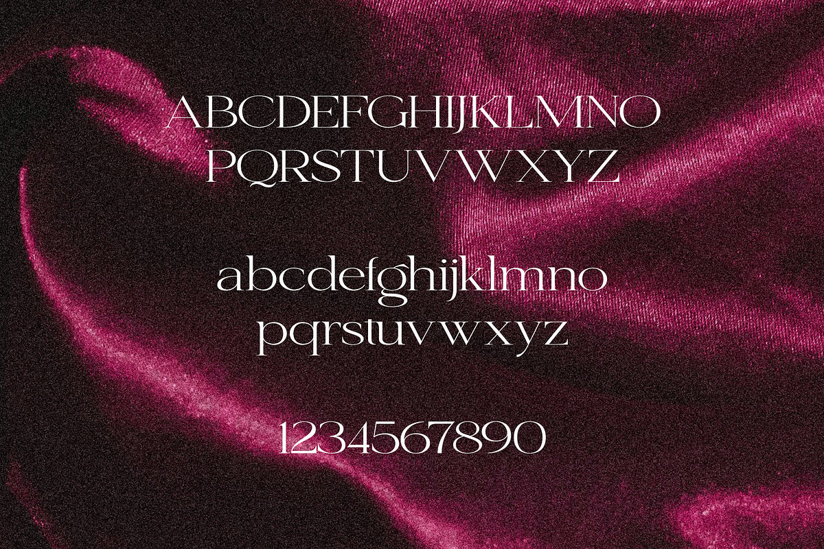 Velvet - Expanded & Elegant Serif, a Serif Font by Misha Sova (Photo 7 of 8)