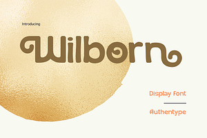 Wilborn - Display Font