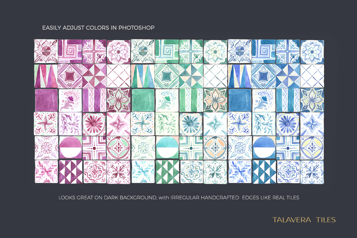 Talavera Pattern Creator, a Decorative Illustration by KLUGE+CO (Photo 7 of 7)