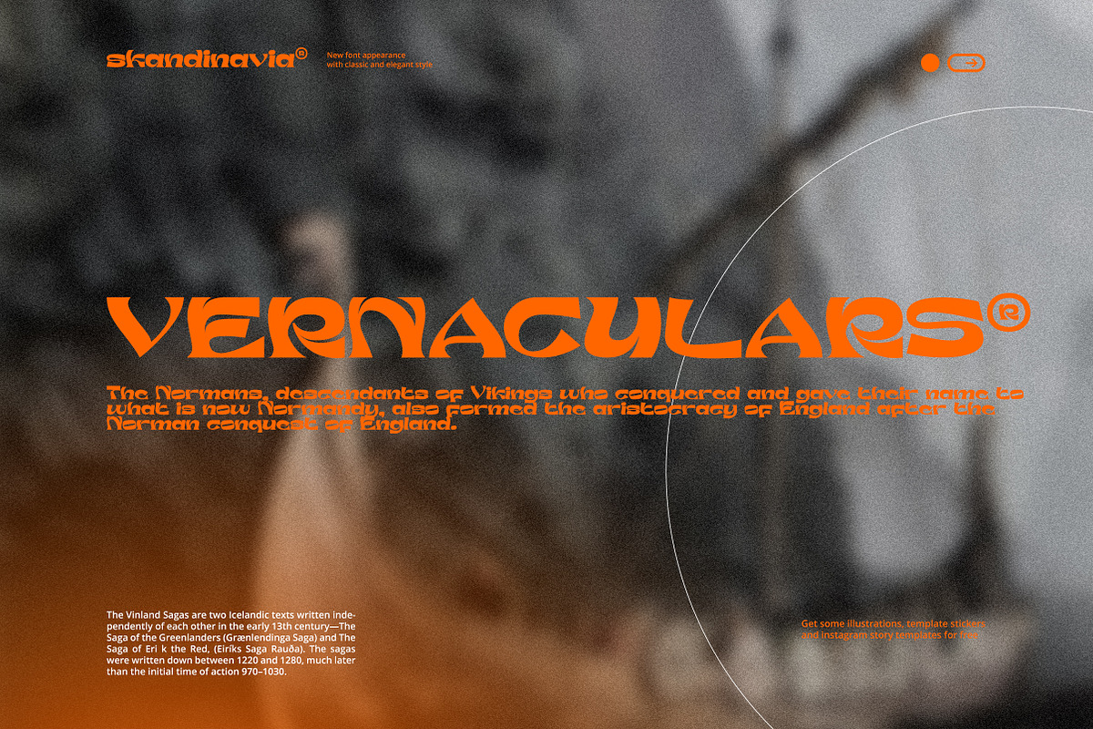 Skandinavia Display Font, a Font by Tegh co. (Photo 7 of 18)