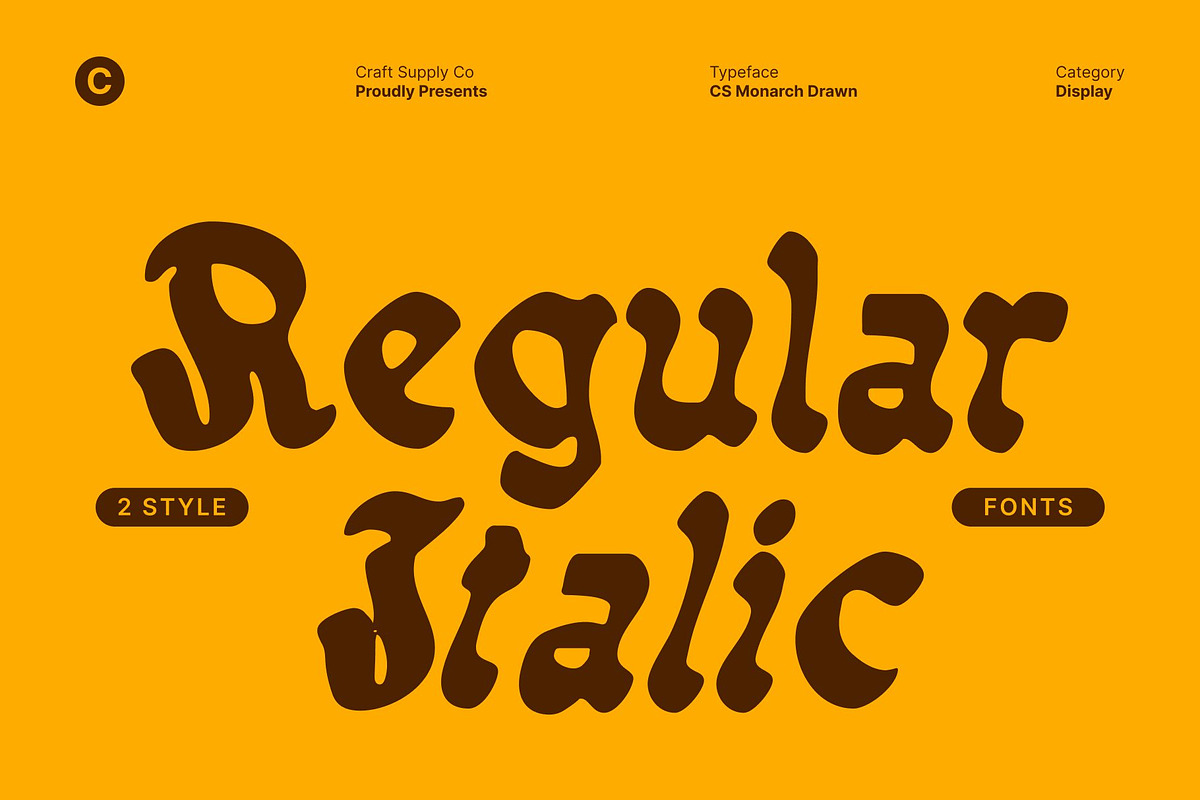 CS Monarch Drawn, a Blackletter Font by Craft Supply Co. (Photo 2 of 8)