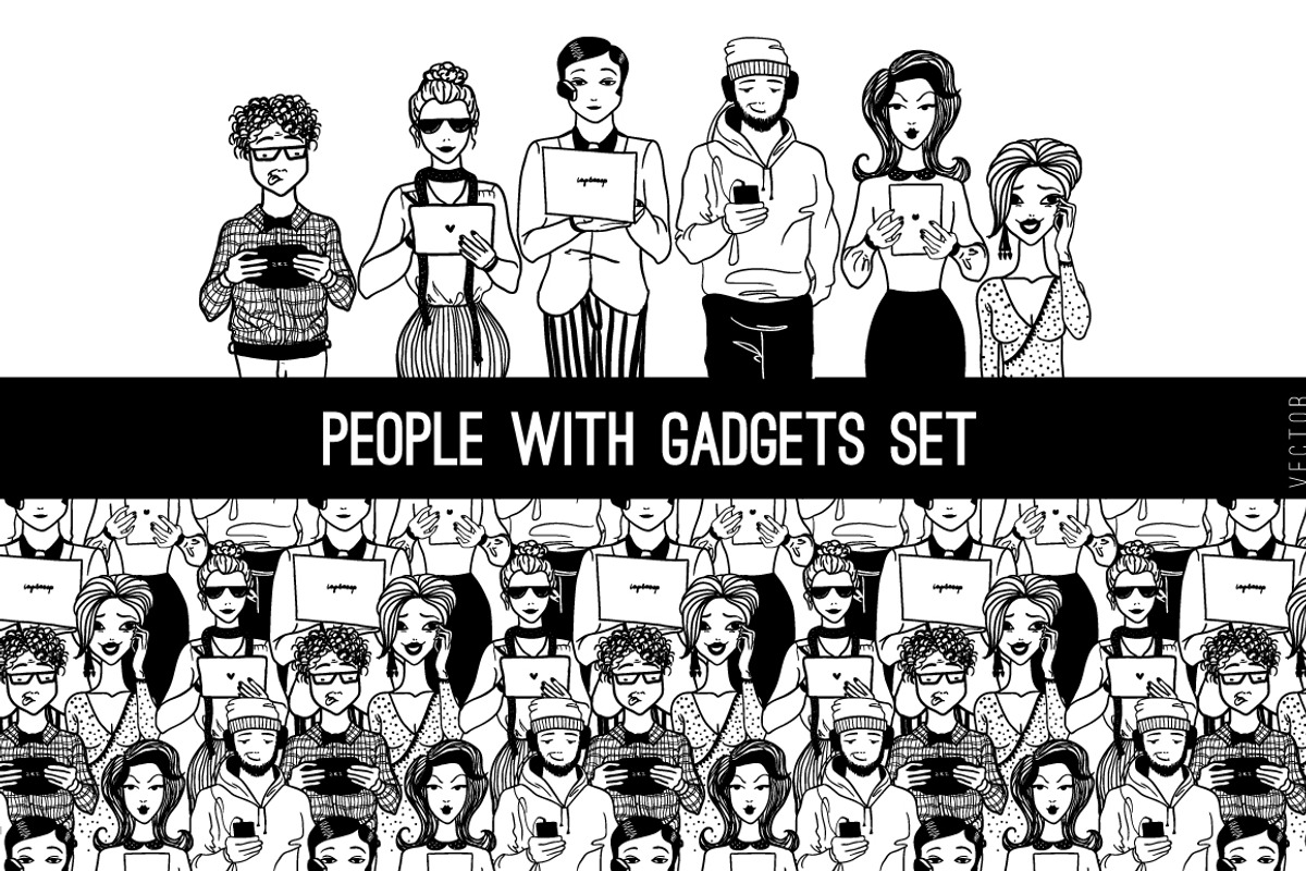 People boundle, a Person Illustration by AnastasiaFears (Photo 3 of 10)