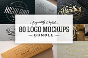 80 Logo Mockups Bundle, a Product Mockup by ZippyPixels (Thumbnail 1 of 18)