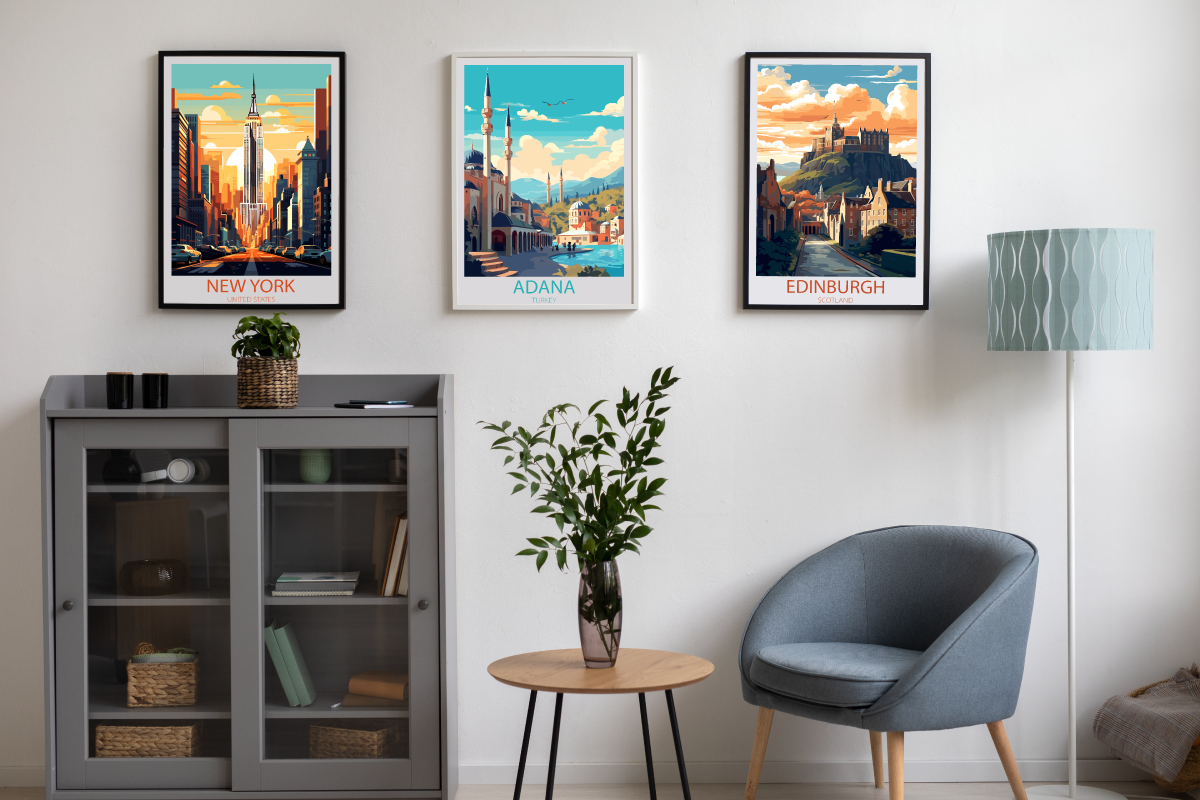 Famous Travel Places Poster Bundle, a Decorative Illustration by Genius Graph (Photo 3 of 6)