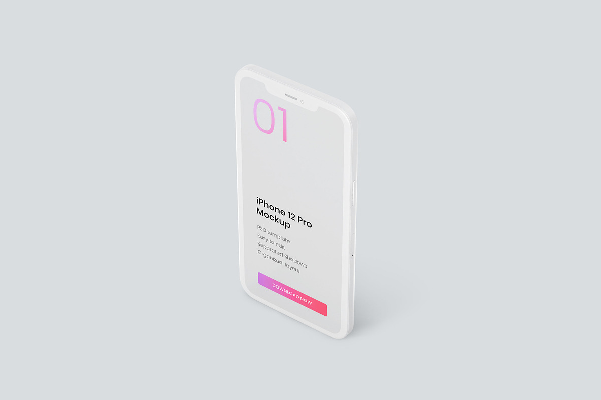 iPhone 12, 13, 14 Pro Clay Mockup, an iPhone Mockup by Deeplab (Photo 31 of 53)