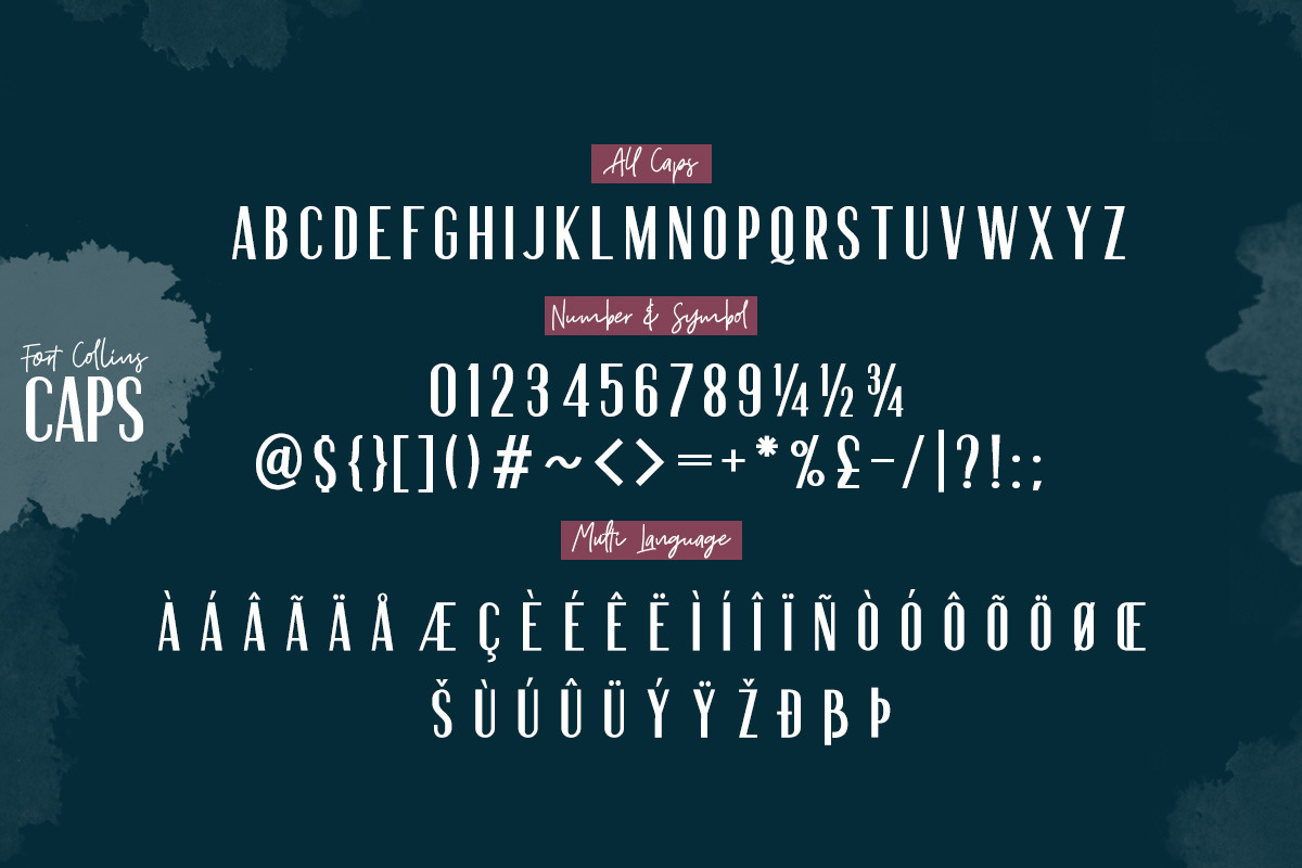 Fort Collins Font Duo, a Sans Serif Font by Letterhend Studio (Photo 9 of 9)