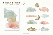 Festive Season. Cute Cats & Rabbits, an Animal Illustration by Cat In Colour (Thumbnail 7 of 16)