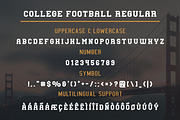 College Football Font, a Font by GlitzyGrapix (Thumbnail 12 of 15)