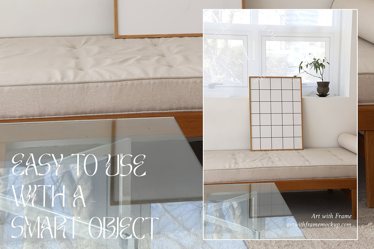 51 Frame Mockups - Vintage Furniture, a Product Mockup by ArtwithFrame (Photo 22 of 50)