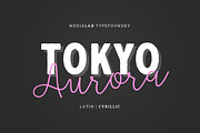 Tokyo Aurora, a Handwritten Font by supfonts (Thumbnail 1 of 6)