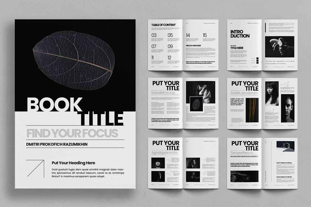 Book Layout Design Template, a Magazine Template by ContestDesign (Photo 1 of 3)