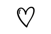 Hand Drawn Heart Doodle Vector Bundl, an Illustration by Creativeshirt (Thumbnail 38 of 48)