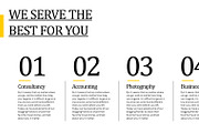 Biz Minimal PowerPoint Template, a Presentation Template by Warna Works (Thumbnail 3 of 5)