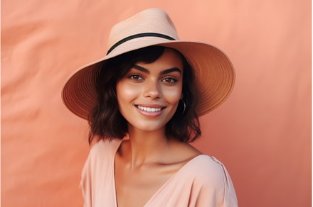 American stylish girl with hat, a Beauty & Fashion Photo by Ylivdesign