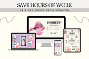 Canva Website Template, a Landing Page Template by Anna Design Studio (Thumbnail 8 of 8)