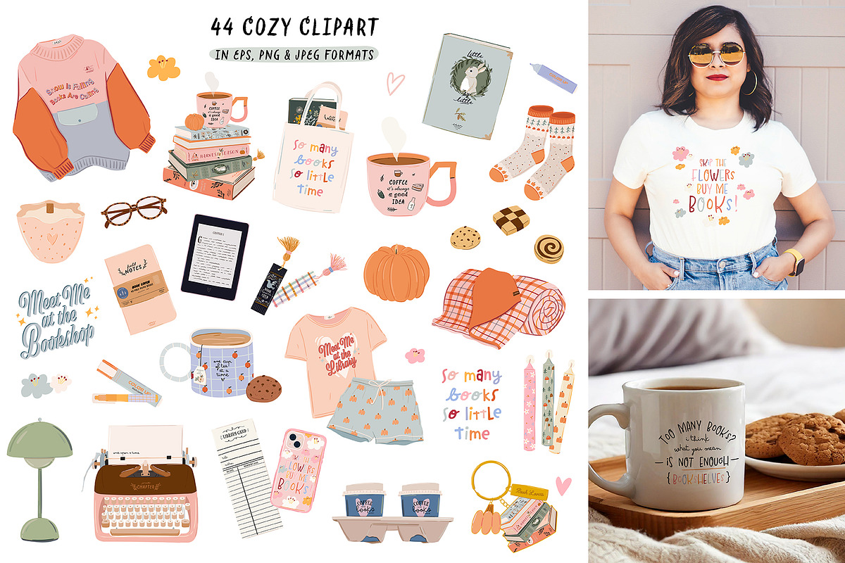 Cute Girly Clipart Bundle, an Object Graphic by Ruslana Lubenets (Photo 4 of 51)