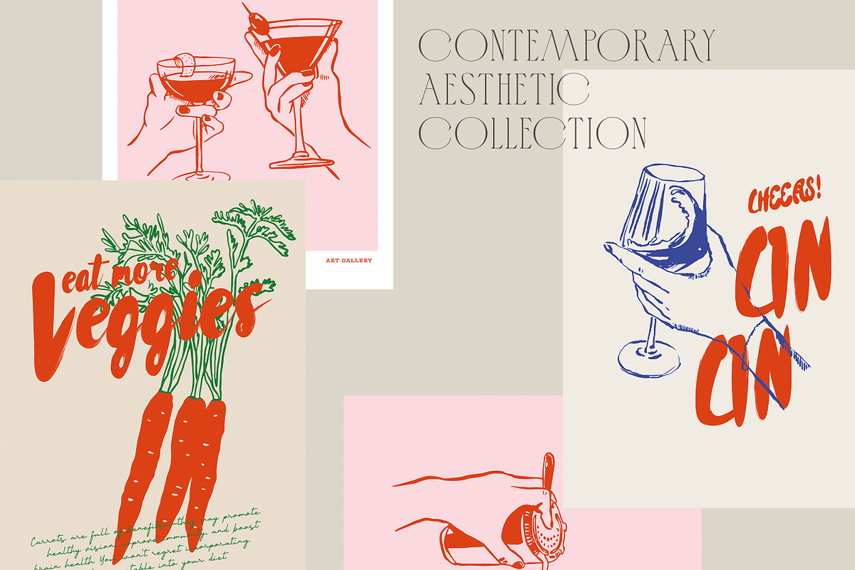 Food Print Poster Collection