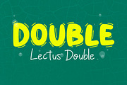 Lectus - Display font, a Font by Fontcastle (Thumbnail 2 of 6)