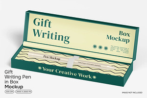 Pen Box Mockup, a Pens & Pencil Mockup by renderstockmarket
