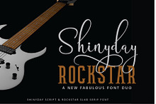 Shinyday & ROCKSTAR font duo