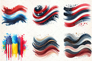 4th of July Brushstroke Sublimation, an Illustration by Libby Wishes (Thumbnail 7 of 12)