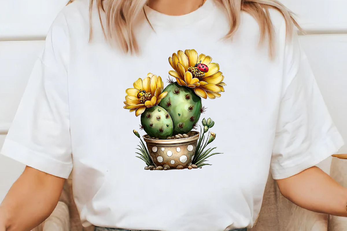 Whimsical cactus clipart, an Illustration by Designworld (Photo 6 of 8)