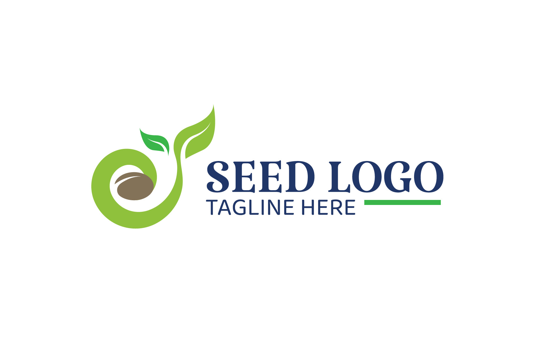 Growing seed logo | Creative Market