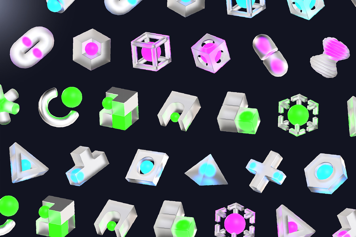 Abstract Morphic 3D, an Object 3D Model by kerismaker (Photo 8 of 8)
