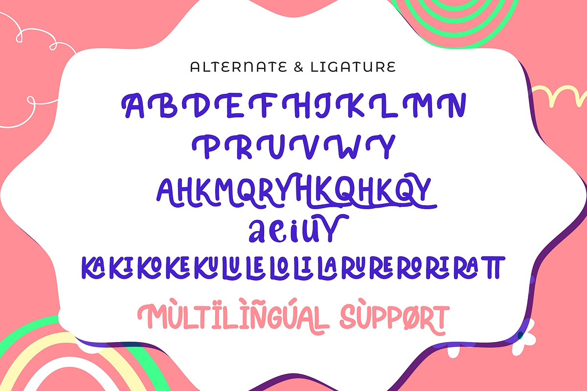 HIROKUDA - Playful Display Font, a Sans Serif Font by StringLabs (Photo 6 of 6)