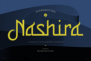 Nashira Creative Font, a Script Font by Catalystco Studio (Thumbnail 1 of 7)
