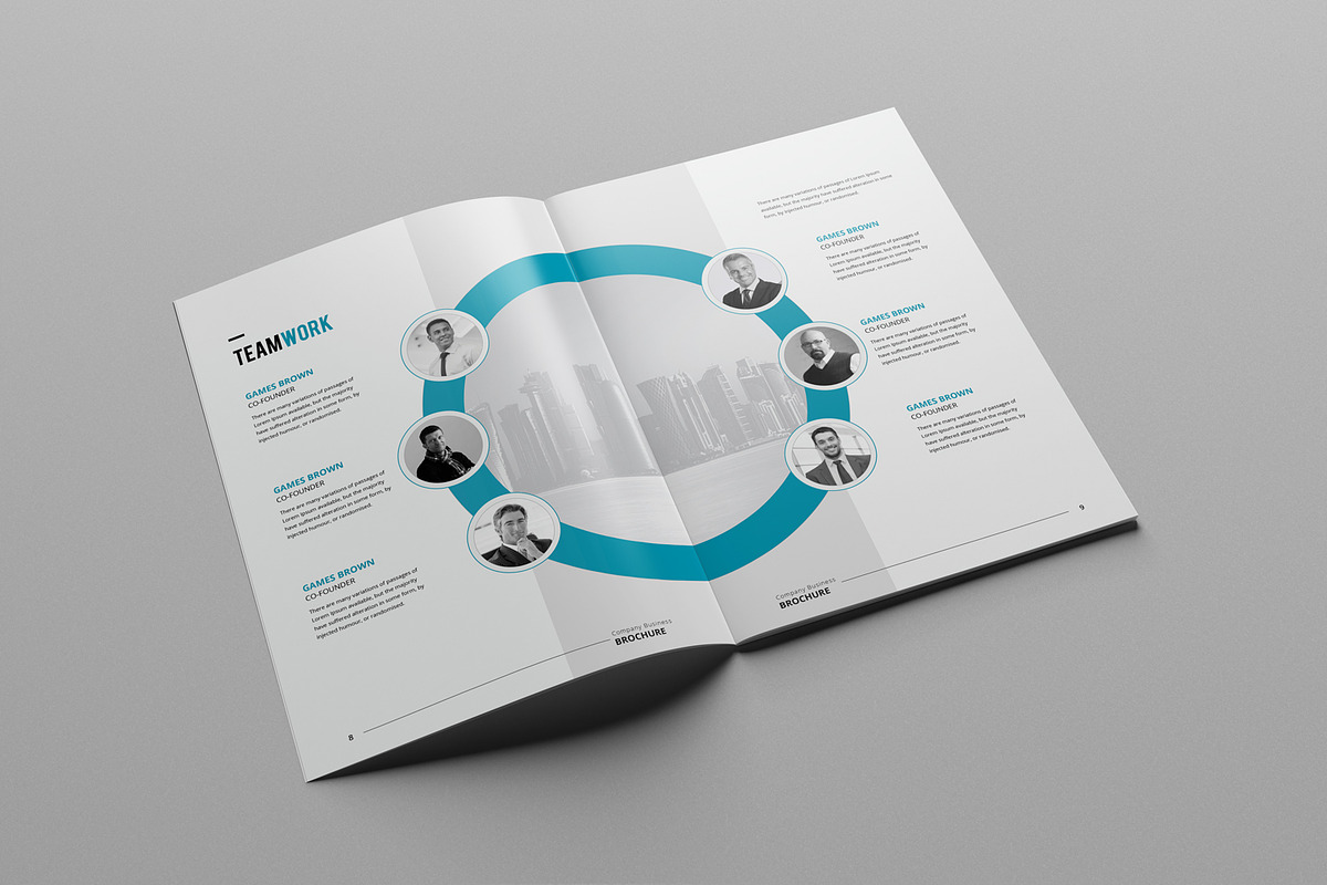 Clean & Modern Multipurpose Brochure, a Brochure Template by Pro-Gh (Photo 4 of 8)