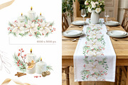 Cozy Christmas. Watercolor Clip Art., a Seasonal Illustration by Farida Bik (Thumbnail 13 of 13)