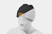 Ribbed Beanie Mockup, a Hat Mockup by Unerispace (Thumbnail 2 of 2)