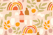 Sunny Day Shapes, a Wallpaper Graphic by MalyskaStudio (Thumbnail 1 of 6)