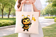 watercolor bee bumble clipart bundle, an Illustration by GatewayDesign (Thumbnail 4 of 7)