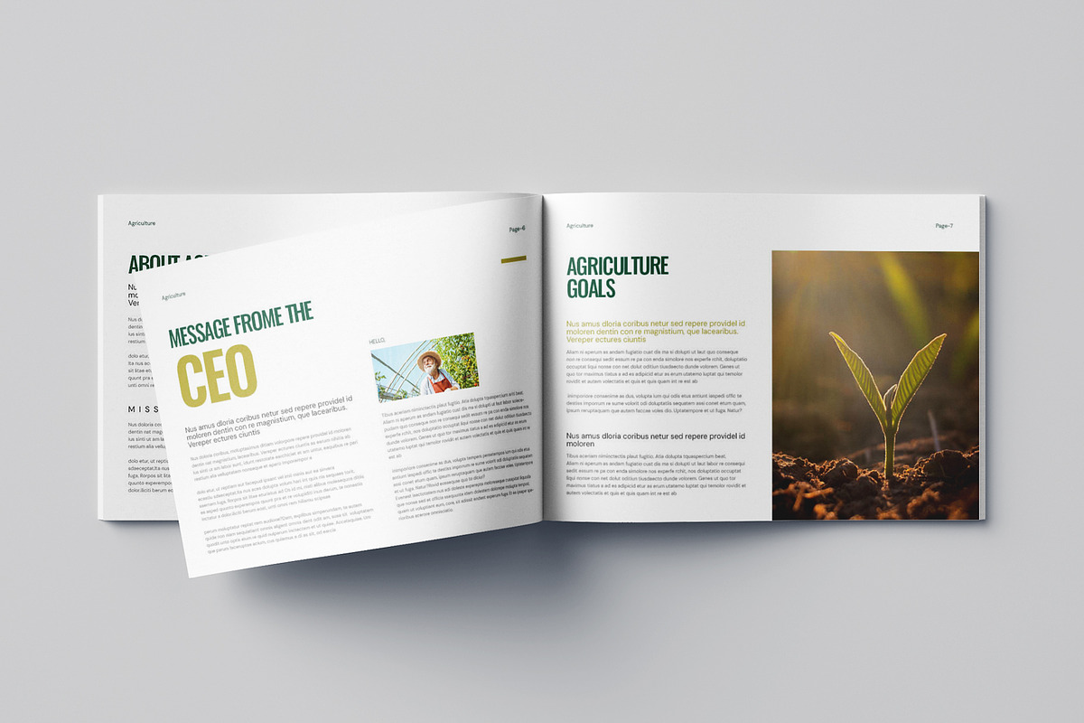 Agriculture Brochure Landscape, a Brochure Template by Pixelpick (Photo 4 of 9)