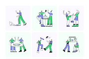 300 People and Places Illustration, a Person Illustration by Creative Stall (Thumbnail 15 of 21)