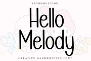 Hello Melody, a Sans Serif Font by FreshTypeINK (Thumbnail 1 of 8)